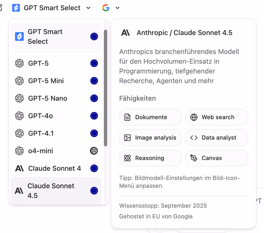 Zive Alternative: innoGPT – Workplace-AI aus Deutschland